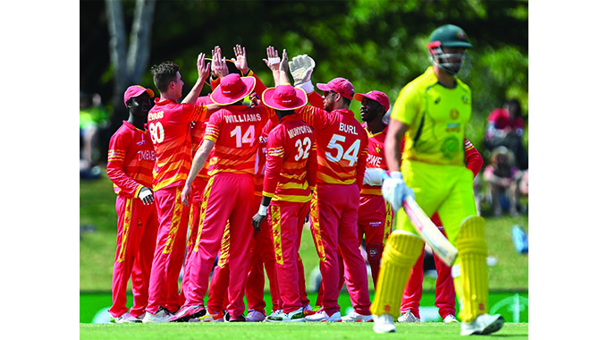 Burl inspired Zim stun Australia