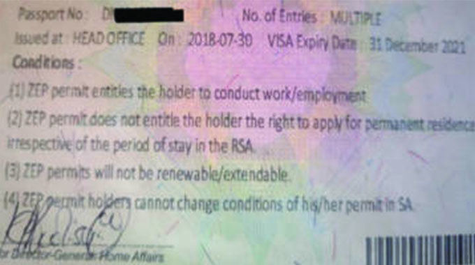 Court battle over Zimbabwe permits in South Africa set