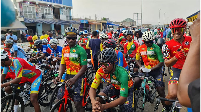 Zimbabwe cycling team makes impressive firsts in Ghana . . . takes largest delegation for continentals in Zimbabwean history . . . makes debut competition in Women’s Team Time Trials . . . moves 52 places up