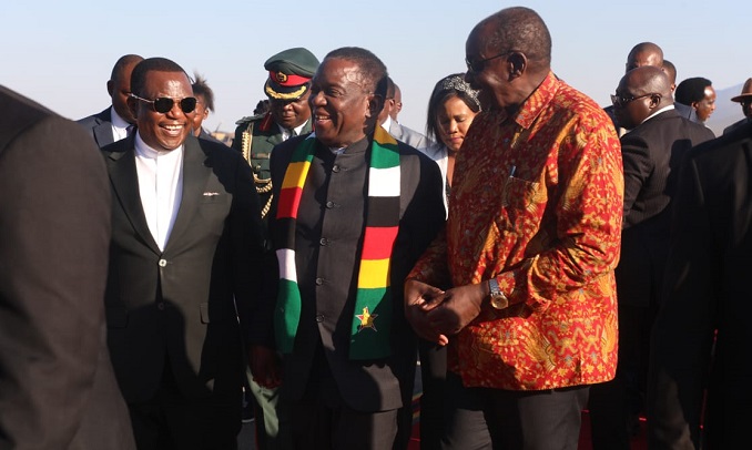 President arrives in Bulawayo