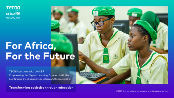 TECNO Partners with the United Nations Children’s Fund (UNICEF) Nigeria to Support Digital Learning for Children