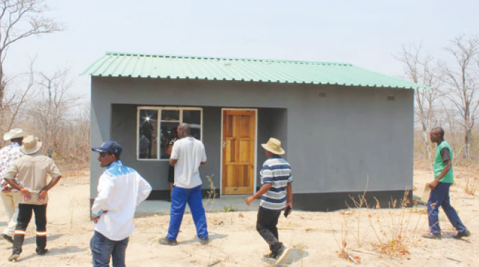 Binga flood victims’ houses ready for handover