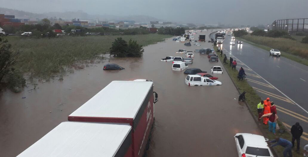 LATEST: Massive storm, floods hit Durban, residents urged to stay indoors