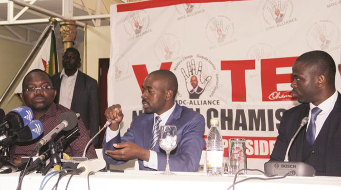 ZEC reports MDC-Alliance to police