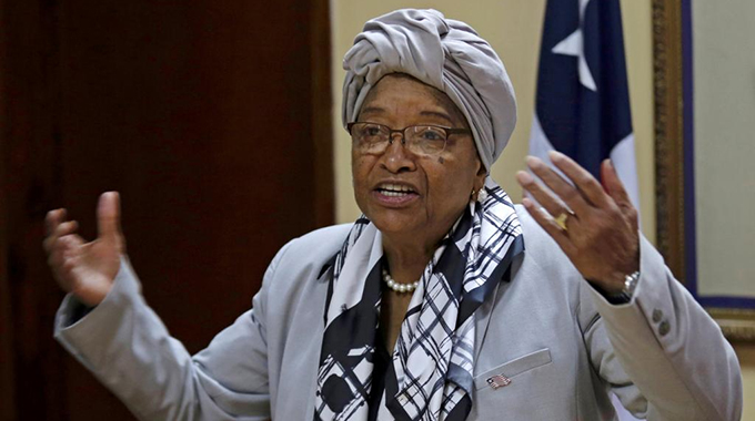 Sirleaf heads for Zim