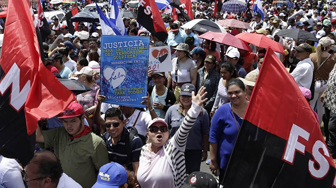 Thousands join peaceful protests in Nicaraguan capital