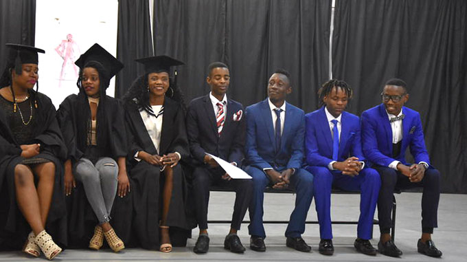 Dance school class graduates in style