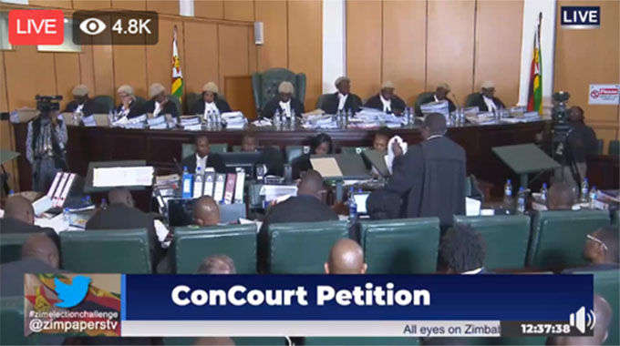 LIVE: Zim election court challenge underway