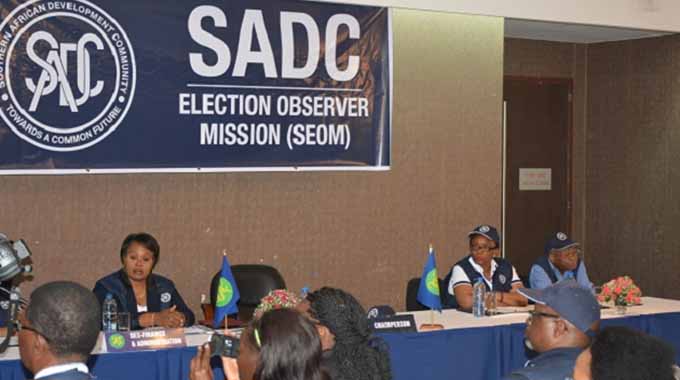 JUST IN: Elections consistent with SADC Guidelines
