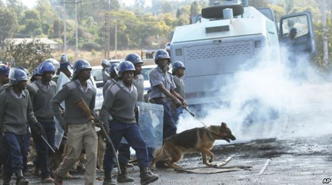 Minimum force necessary to restore normalcy