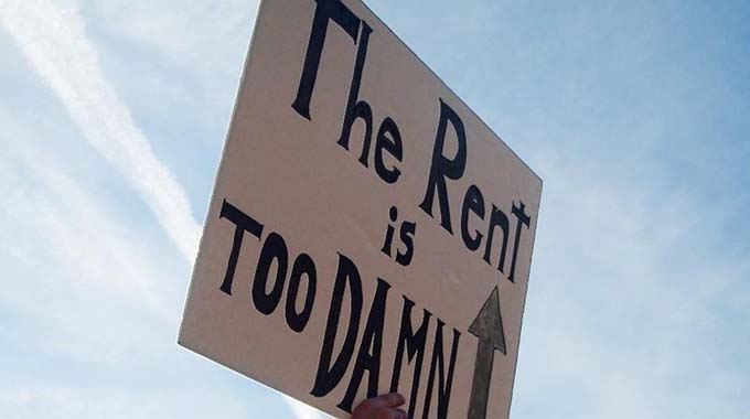 1 in 5 cannot pay rent