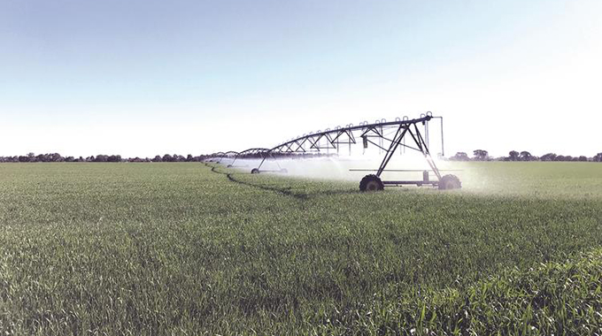 Adequate irrigation water for wheat farmers