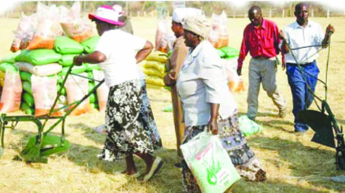 Pfumvudza inputs distribution in full throttle