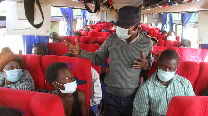 Bus operators comply with Covid-19 regulations