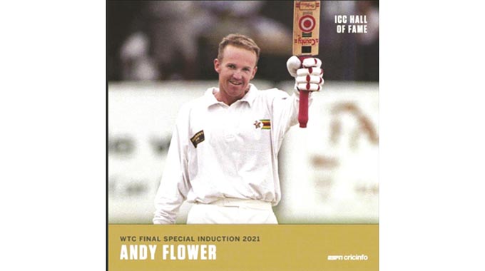 Andy Flower inducted by ICC