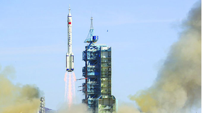 China launches first crewed mission for space station construction