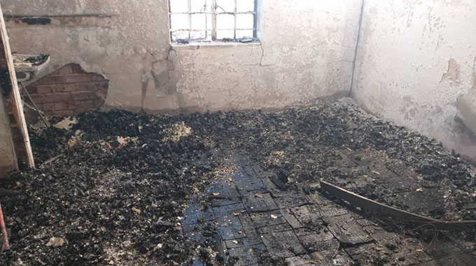 Fire guts Kwekwe Hospital staff quarters