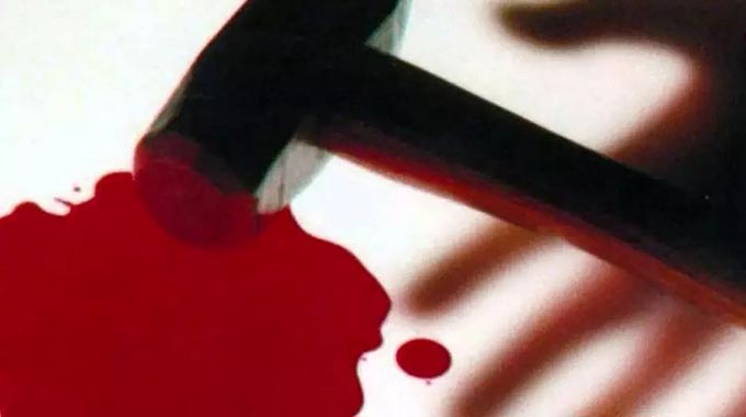 Woman hammers stepson on knees