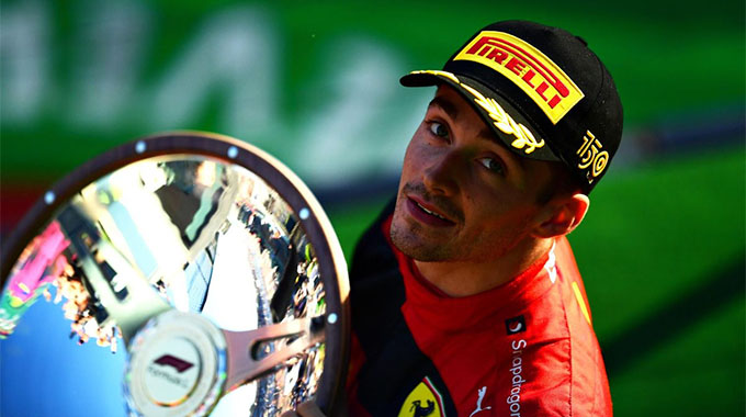 Leclerc in dominant victory