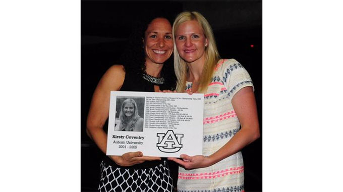 Kirsty Coventry honoured in Auburn