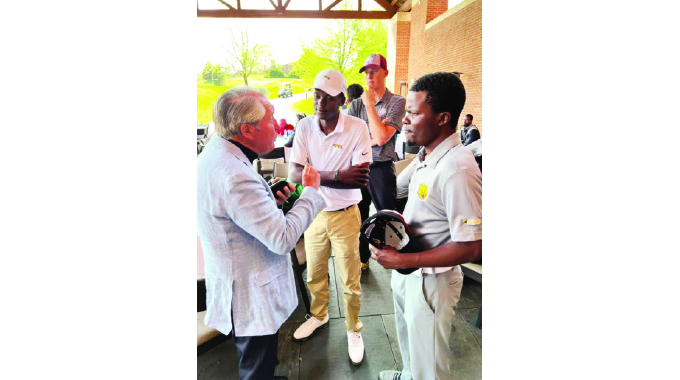 Nyamukondiwa meets golf legend Player