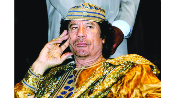 ‘Gaddafi took the country with him’