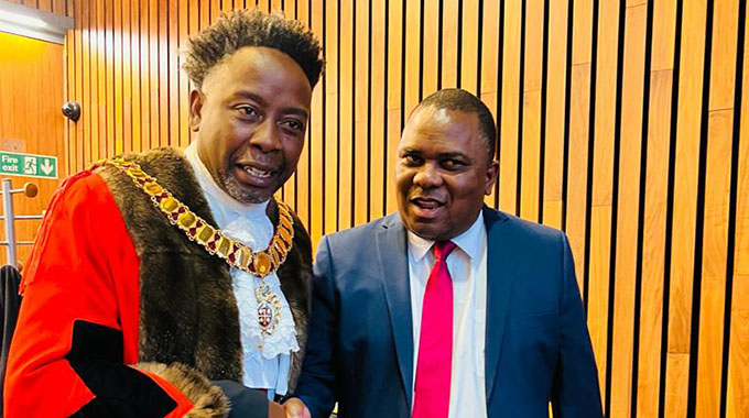 Zimbabwean elected British town council mayor