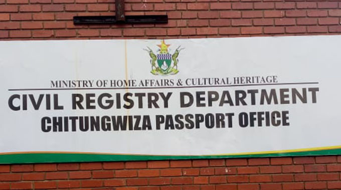 Govt launches e-passport bio-enrolment centre in Chitungwiza