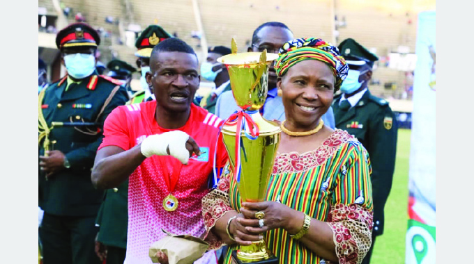 ZDF Select cap Forces Day celebrations with trophy