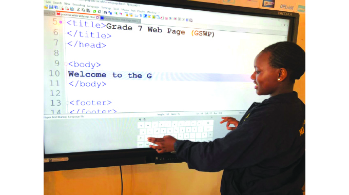 Smartboards achieving paperless education at local schools