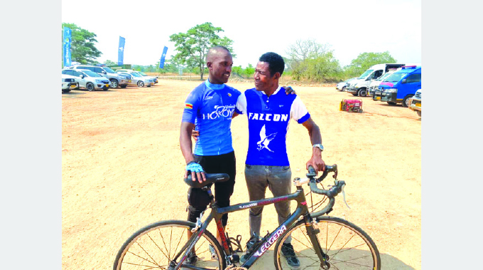 Benza gets his match in cycling