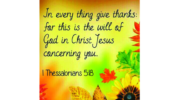 Develop and maintain an attitude of gratitude