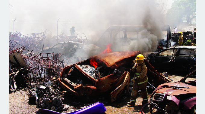 Fire guts VID holding bay, Glen View Complex