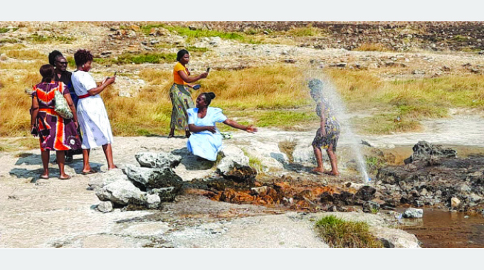 Binga hotsprings a wonder of nature