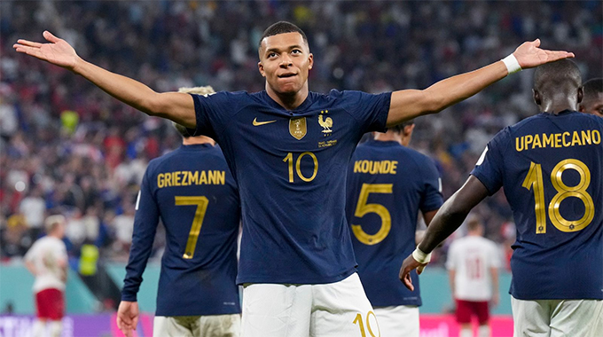 France’s steam train: Mbappe