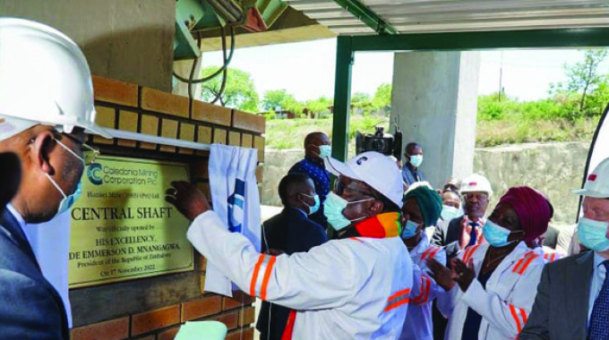New Central Shaft sets Blanket Mine apart