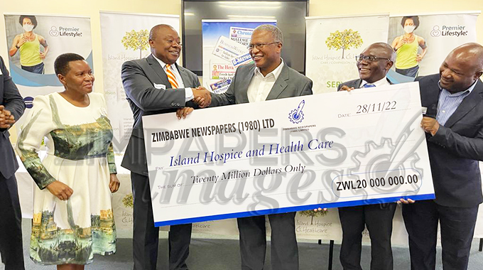 Zimpapers donates $20 million to Island Hospice