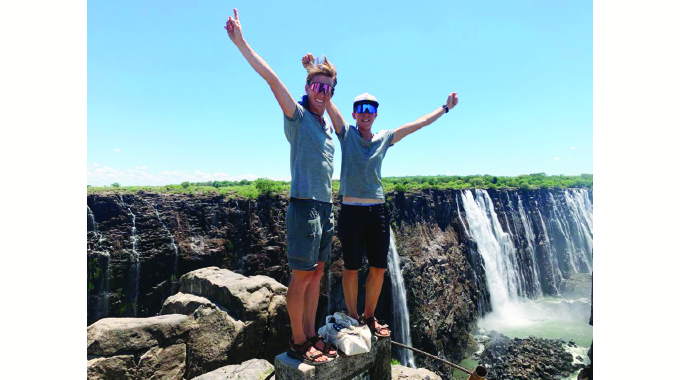 Vic Falls charms Austrian cyclists