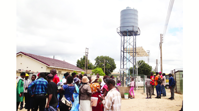 Glen Norah B community gets clean water supply