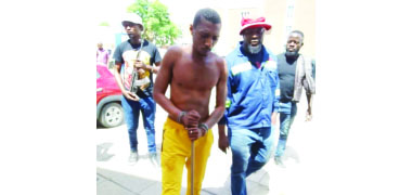 Residents revel in armed robber’s arrest