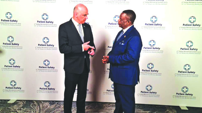 VP Chiwenga meets Swiss president