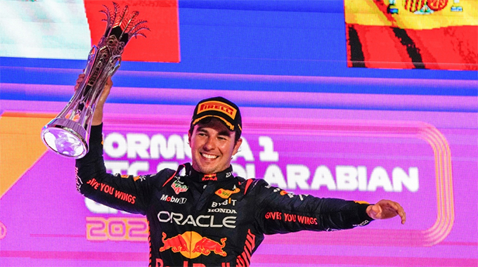 Sergio Perez wins Saudi Arabian Grand Prix