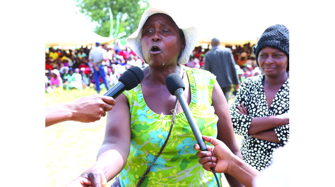 Effective communication key to end GBV: First Lady . . . exhorts Mwenezi folk to shun drug abuse