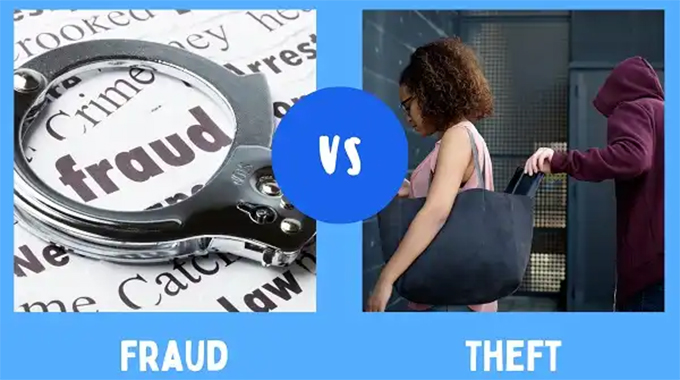 The difference between fraud and theft