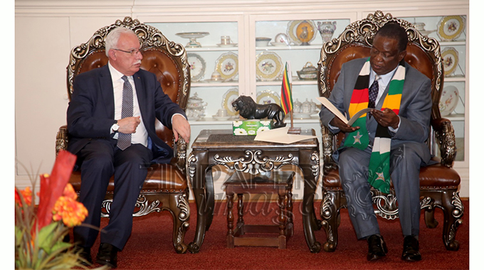Zimbabwe, Palestine relations ‘bound by blood’