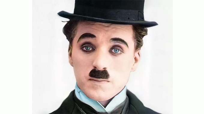 What type of moustache did Charlie Chaplin wear?