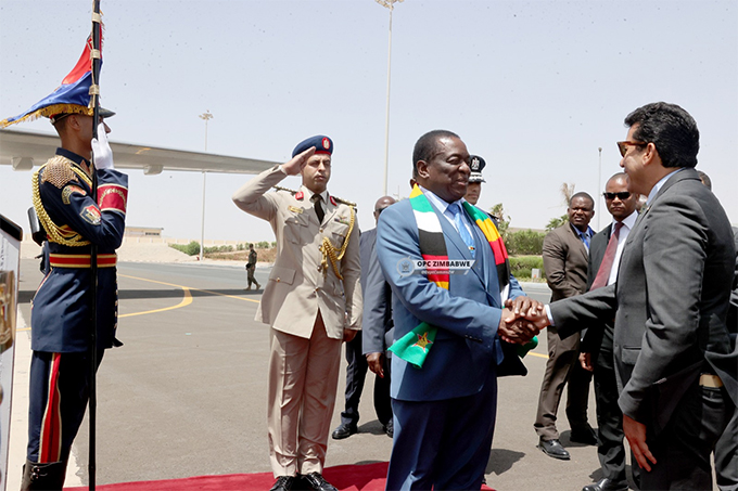 President leaves Egypt