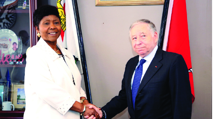 Minister Muchinguri-Kashiri meets United Nations envoy