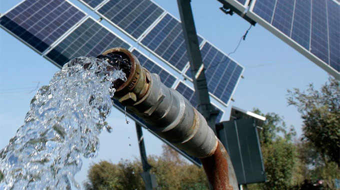 Solar powered irrigation system to boost production