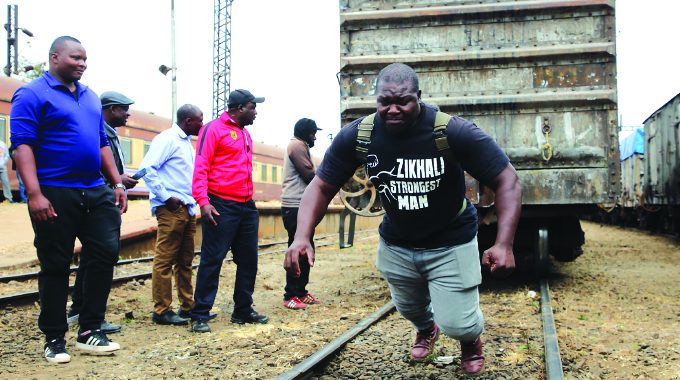 Man pulls 56 tonnes, eats 2kg sadza